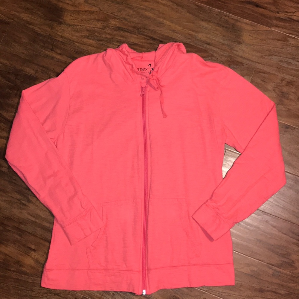 Hanes Coral Zip-Up Jacket